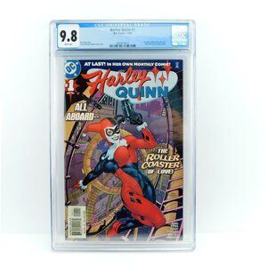 HARLEY QUINN #1 CGC 9.8 Terry Dodson 2000 1st SOLO Title